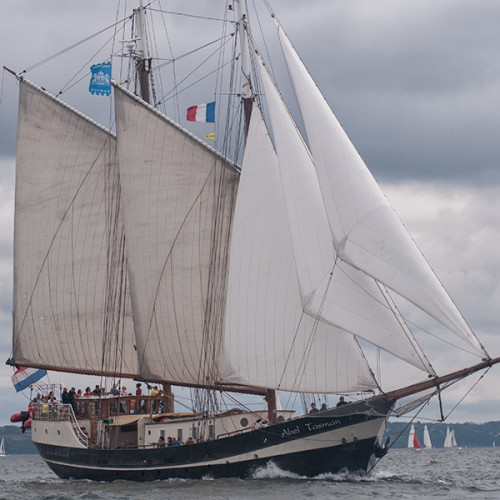 La goélette 'Abel Tasman' sous voiles