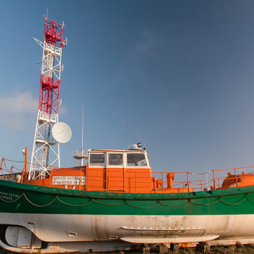 Le bateau de sauvetage 'Patron Aristide Lucas'