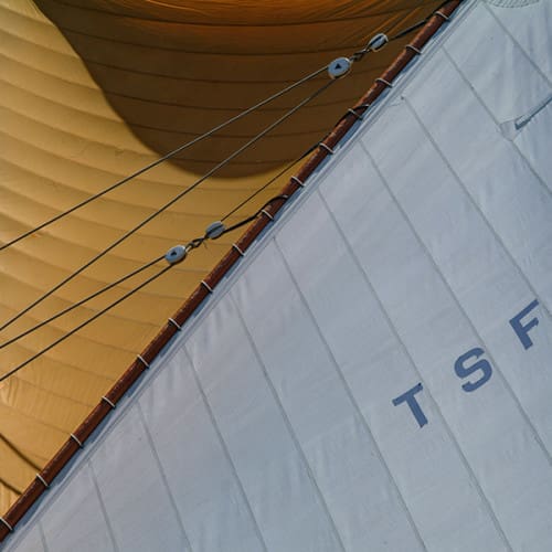 Voiles bicolores