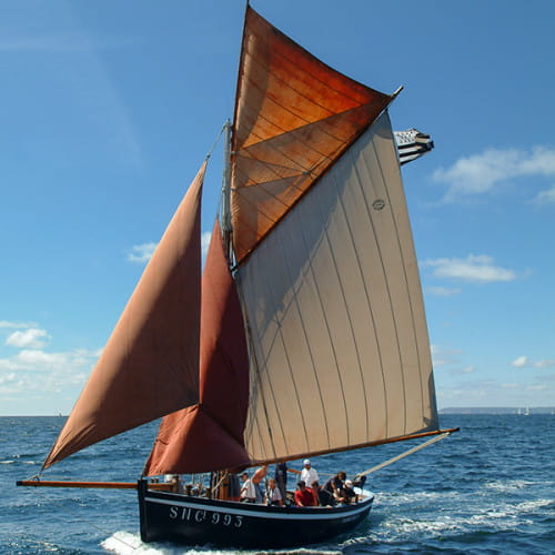 Le Grand Norven sous voiles