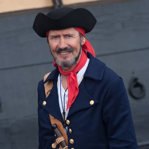 Marin de l'Hermione en costume