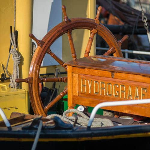 Barre de navigation de l'Hydrograaf