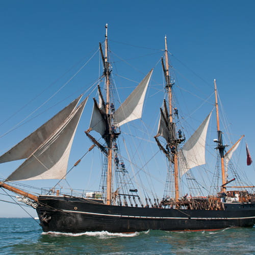 Le Kaskelot sous voiles