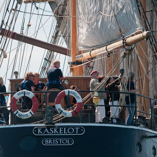 Passagers à bord du Kaskelot