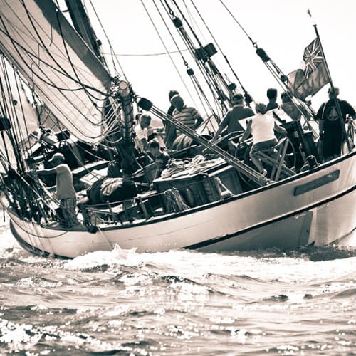 Vieux gréement traditionnel