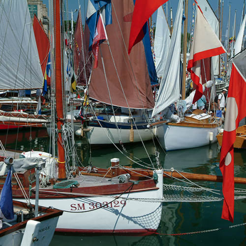 Aflluence dans le port de Paimpol