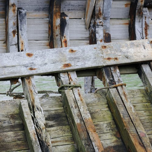 Carcasse de bateau