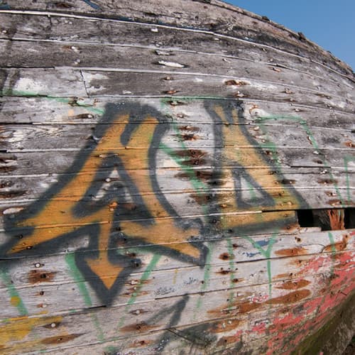 Ancien bateau de pêche