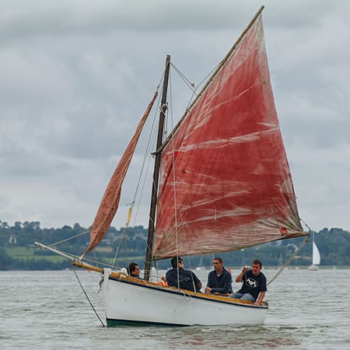 Bateau à voiles traditionnel