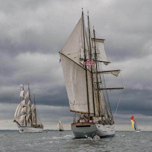 Marité et Le Français en régate