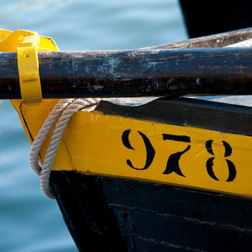 Coque jaune et noire