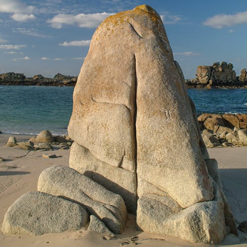 Rocher en bord de mer