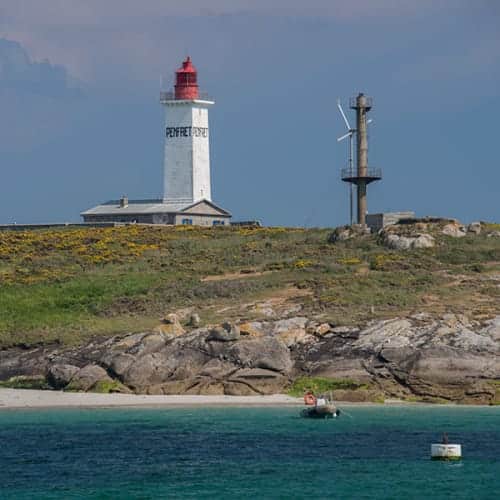 Phare de Penfret vu de la mer