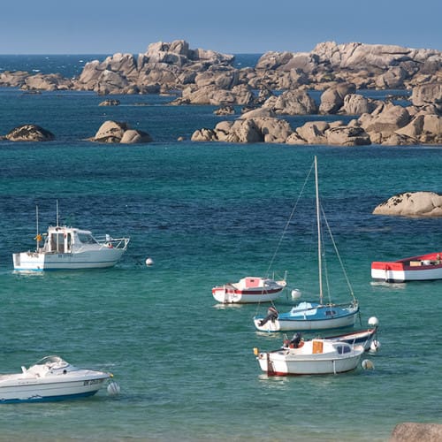 Couleur émeraude de la mer