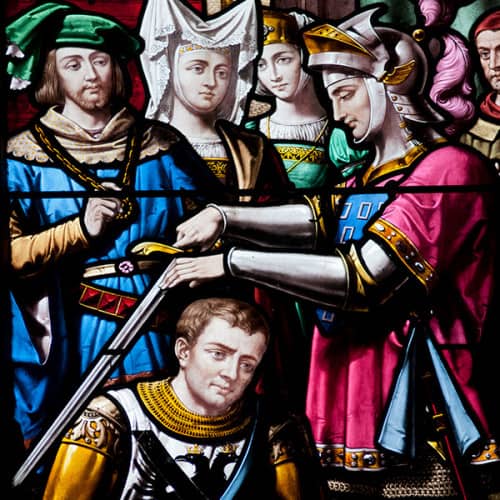 Adoubement de Bertrand Duguesclin