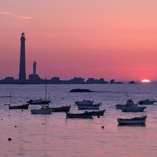 Ile Vierge au couchant