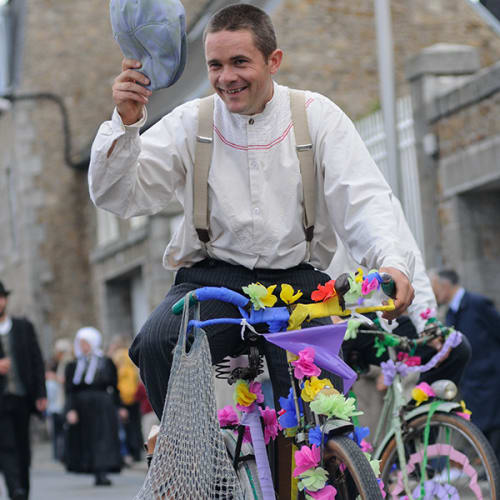 Cycliste du siècle dernier