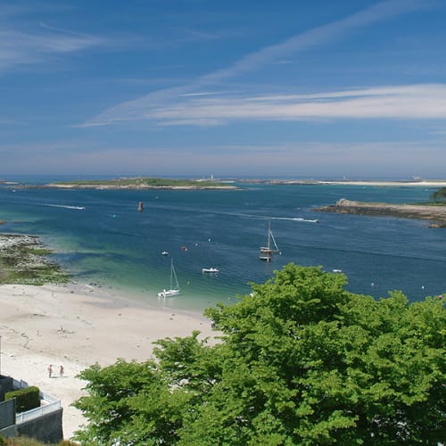 Plage de Béniguet à Saint-Pabu