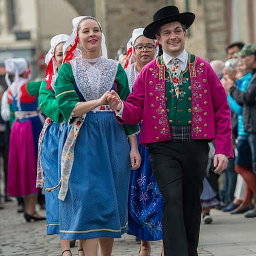 Le cercle celtique Bleunioù Sivi de Plougastel